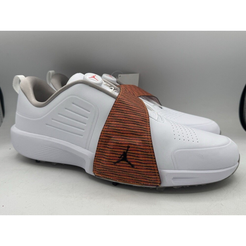 Air Jordan Air Rev White Infrared Golf Cleats FV6338-102 Men’s Size 15